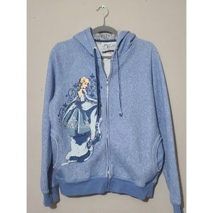 DISNEY DESIGNER FAIRYTALE CINDERELLA HOODED SWEATSHIRT SWEATER TOP SZ MD